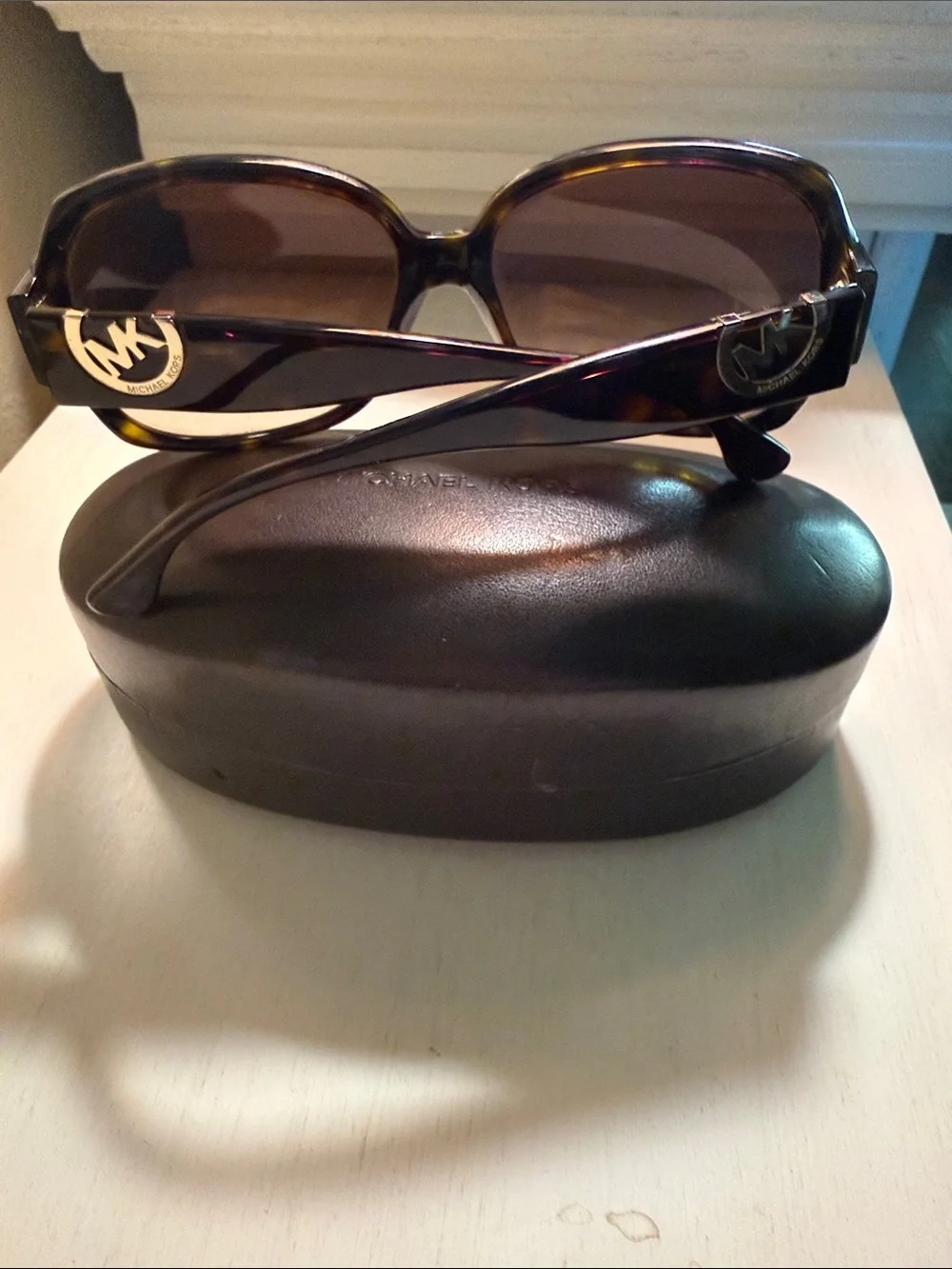 Michael Kors Brown Gradient Women's Sunglasses with Branded Case